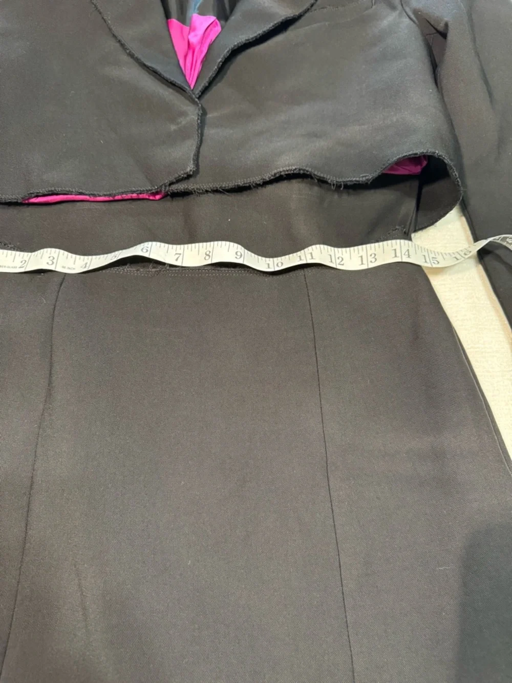 HADERA Mini Dress From The Brand GAUGE81, look like two pieces Suit. - Picture 6 of 12